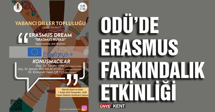 ODÜ’de Erasmus farkındalık etkinliği