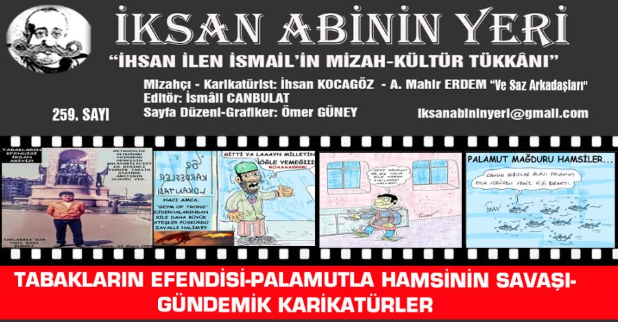 TABAKLARIN EFENDİSİ-PALAMUTLA HAMSİNİN SAVAŞI-GÜNDEMİK KARİKATÜRLER