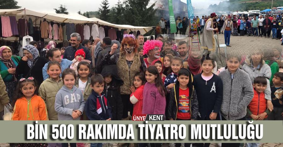 Bin 500 rakımda tiyatro mutluluğu