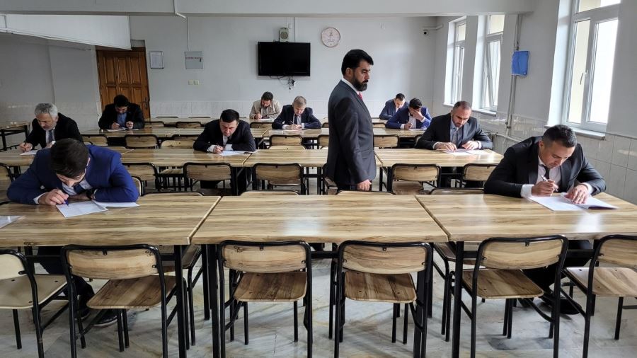   Müftülük, boş kadrolar için sınav yaptı
