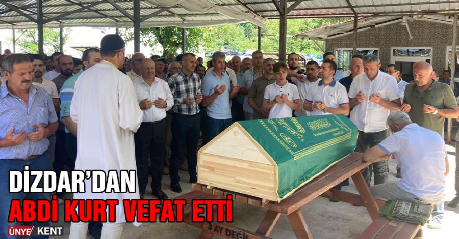  Dizdar’dan Abdi Kurt vefat etti