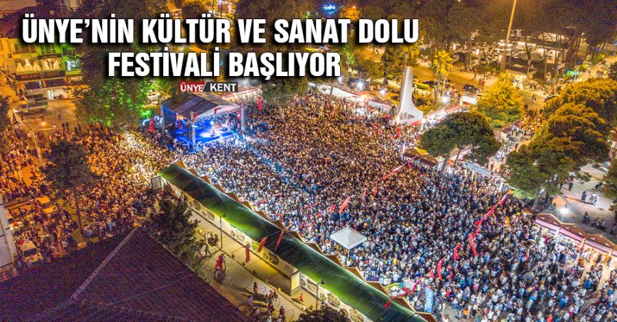 Ünye’nin kültür ve sanat dolu festivali başlıyor