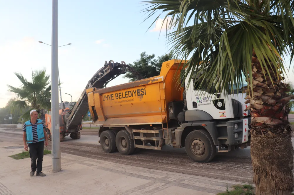 Fevzi Çakmak sahil yolunda çalışma…
