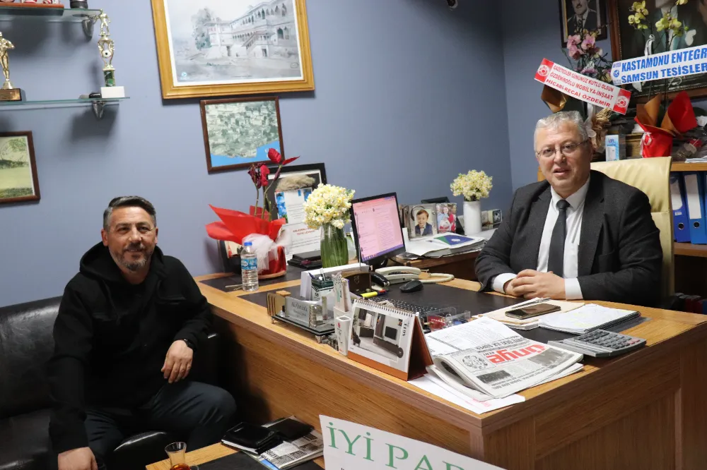 Cevizdere Muhtarından Ünye Kent’e kutlama…