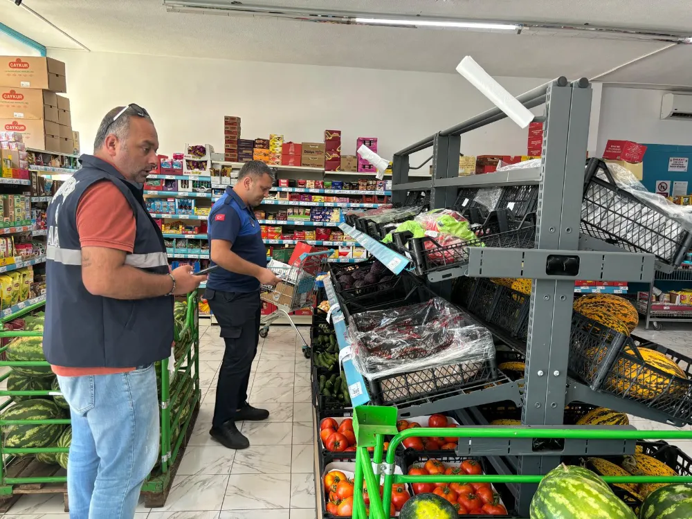 Büyükşehirden marketlere sıkı denetim