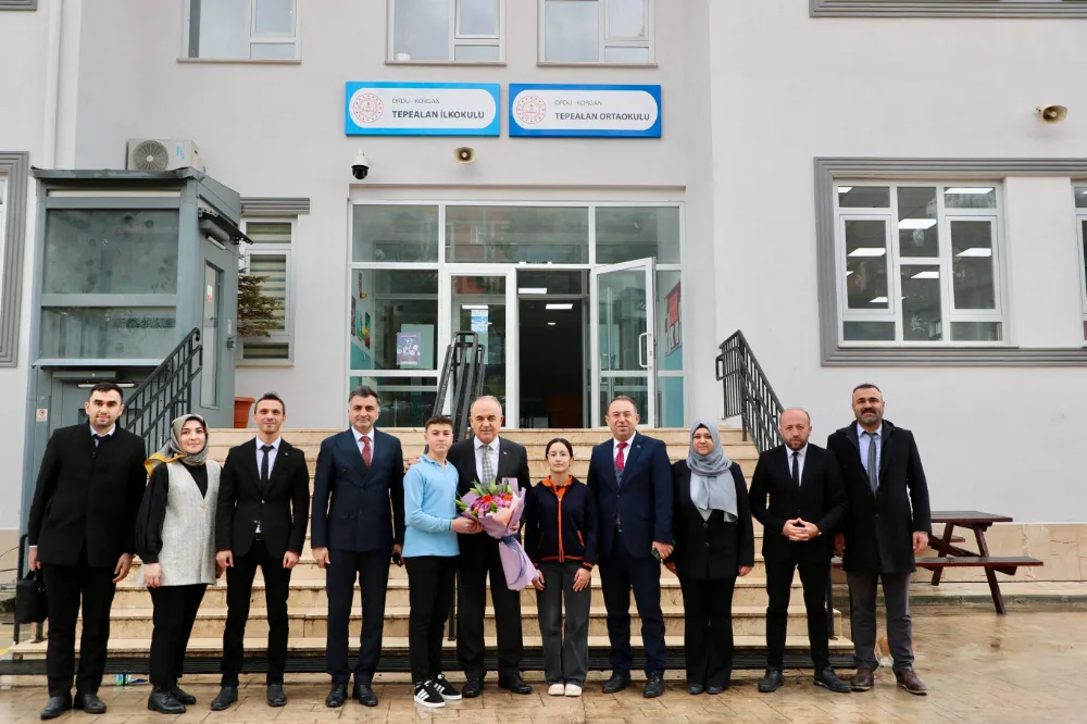 Vali Erol, Fatsa ve Korgan’da eğitim yatırımlarını inceledi 