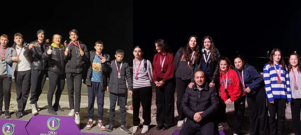 Ünye Kız ve Endüstri Meslek Liseleri, Deniz Kanosunda il şampiyonları…  