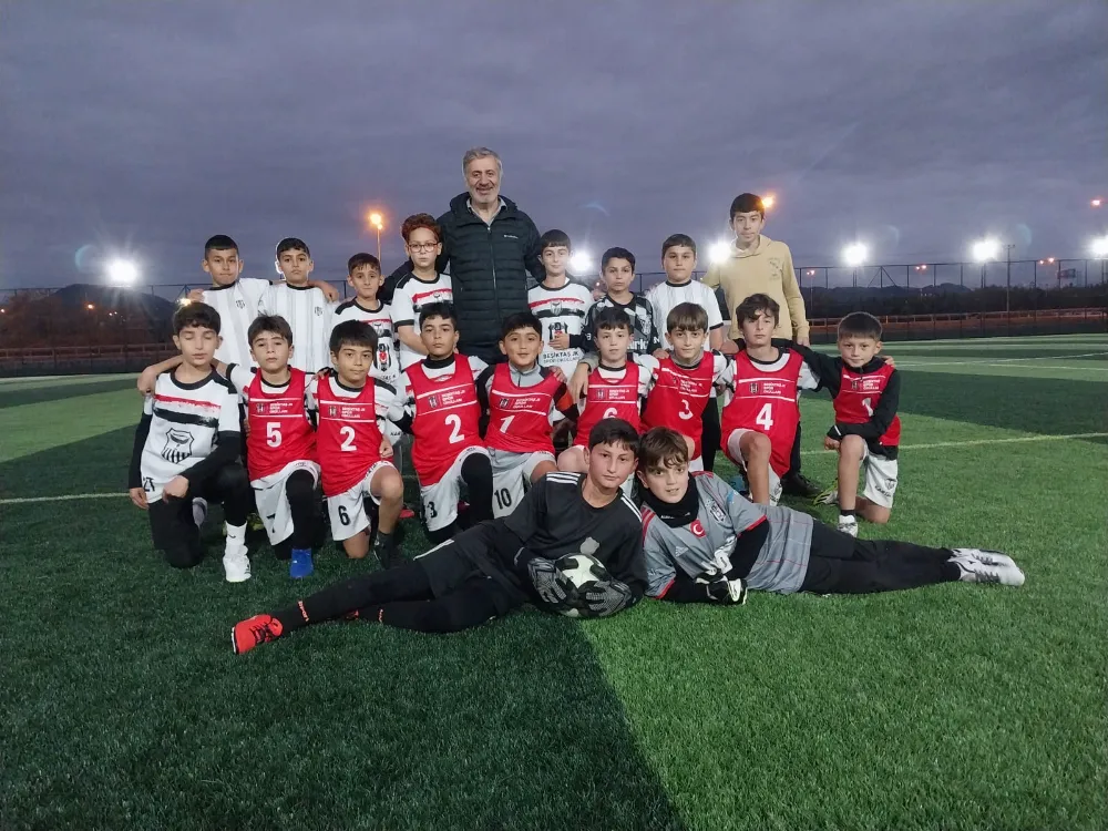 Fanatik yazarı, Beşiktaş Ünye Futbol Okulunda…