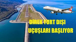 Ordu’dan yurt dışına uçuşlar başlıyor