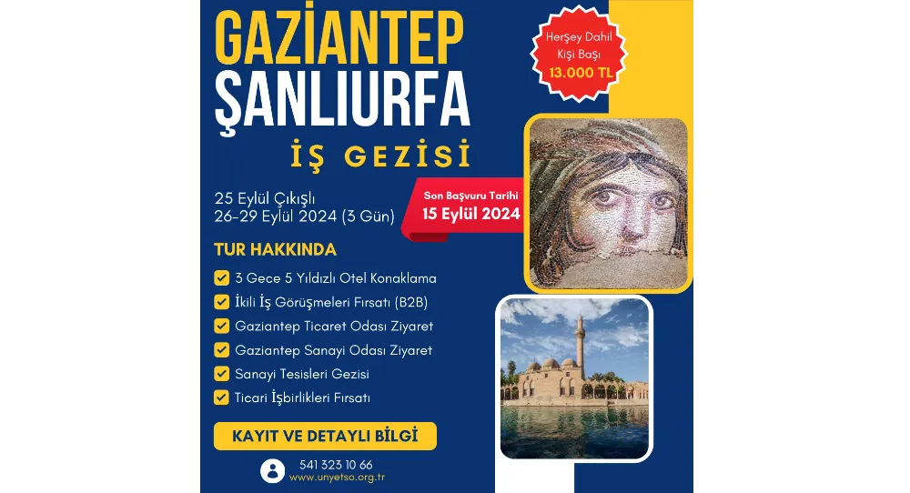 ÜTSO’dan 3 günlük iş gezisi