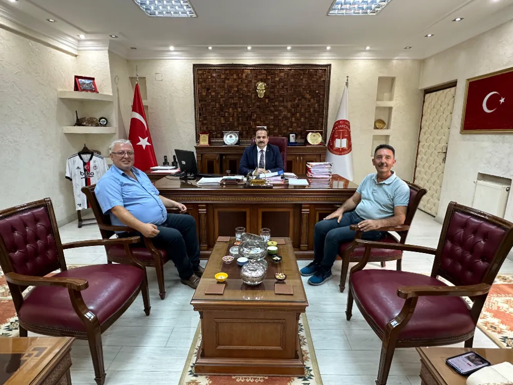 Ağır Ceza Reisi Alperen’e, Başkanlardan hayırlı olsun ziyareti 