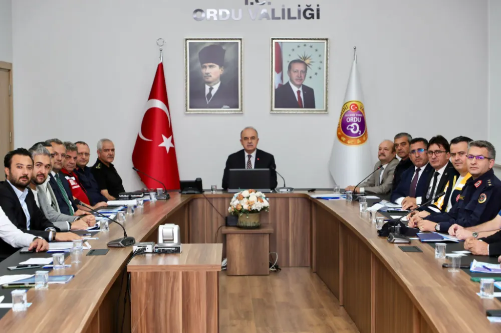 Ordu’da İl Afet Müdahale Planı masabaşı tatbikatı yapıldı