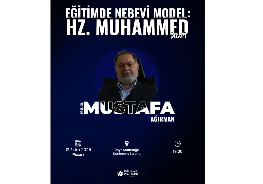 “Eğitimde Nebevi Model” konferansı 12 Ekim’de Ünye’de… 