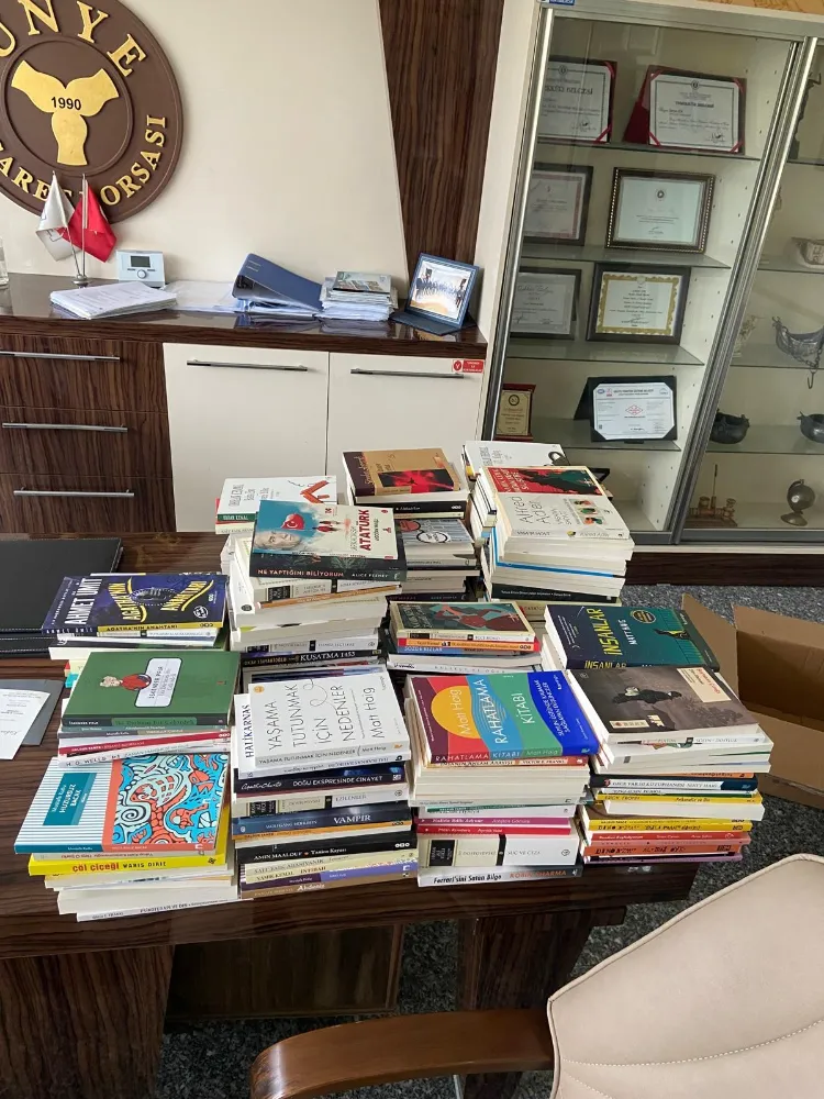 Ünye Ticaret Borsası’ndan Cezaevi Kütüphanesine 280 kitaplık destek