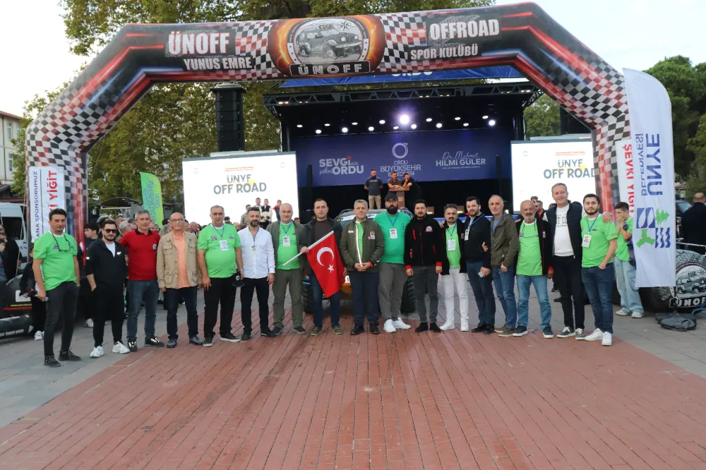 Ünye, Off-Road final yarışları için serenomik start verildi