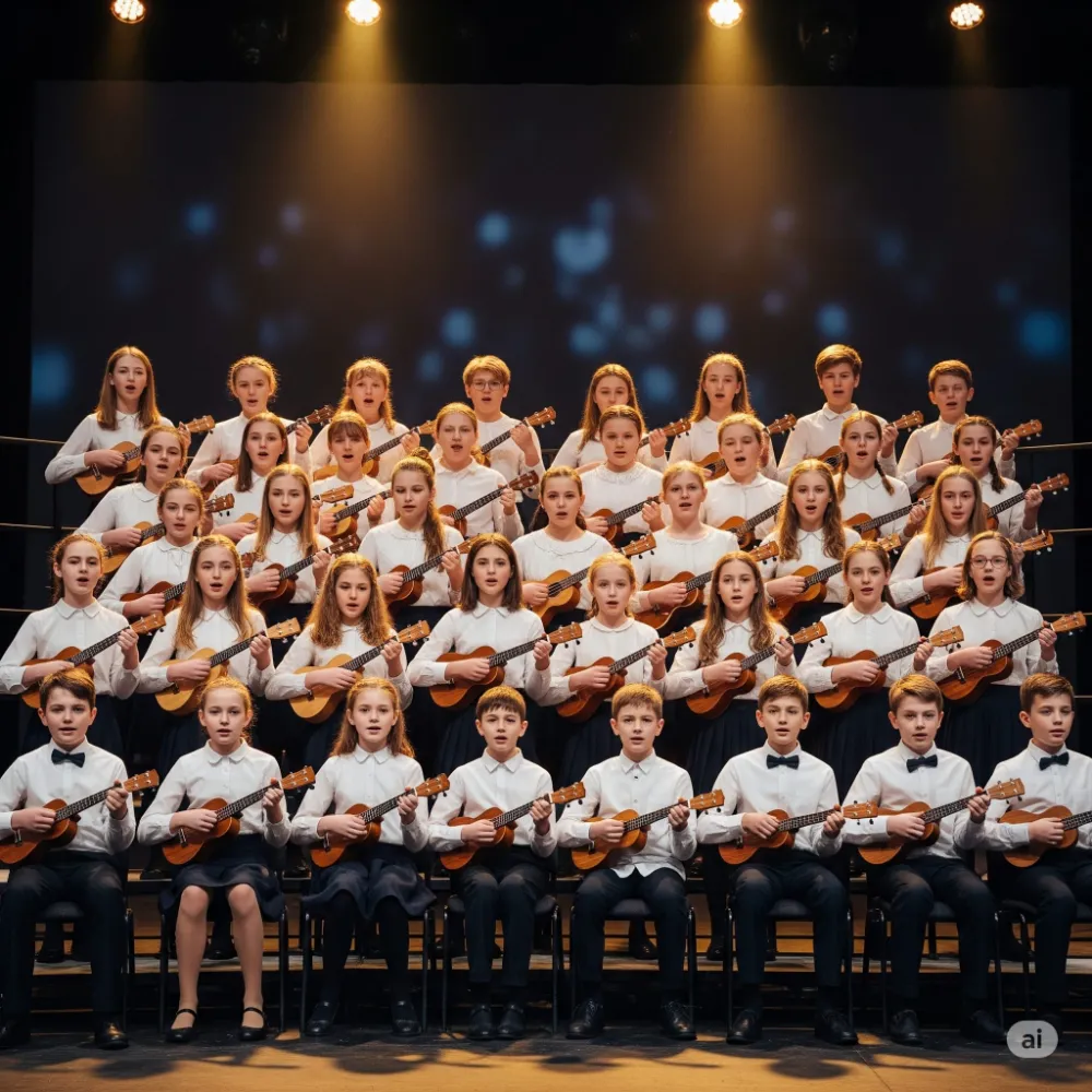 Ünye Kültür ve Musiki Derneği’nden Ukulele Çocuk Korosu!