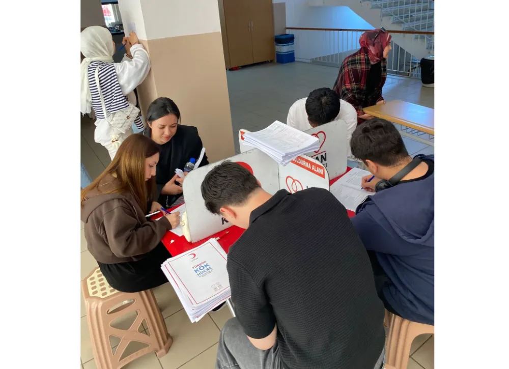 Ünye MYO’da Kızılay’a 73 ünite kan bağışı