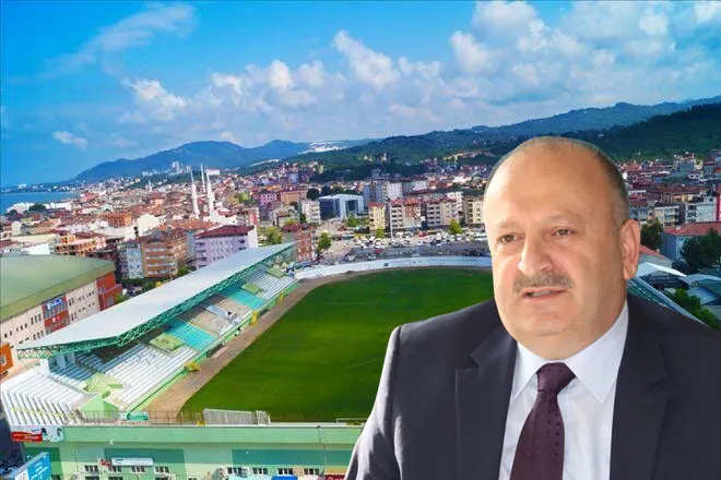 Ünye Şehir Stadı  Millet Bahçesi  yapılacak 