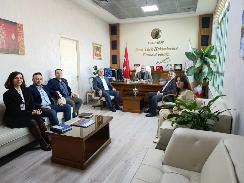 Ordu Kamu Hastaneleri Başkanlarından Ünye’ye veda ziyareti