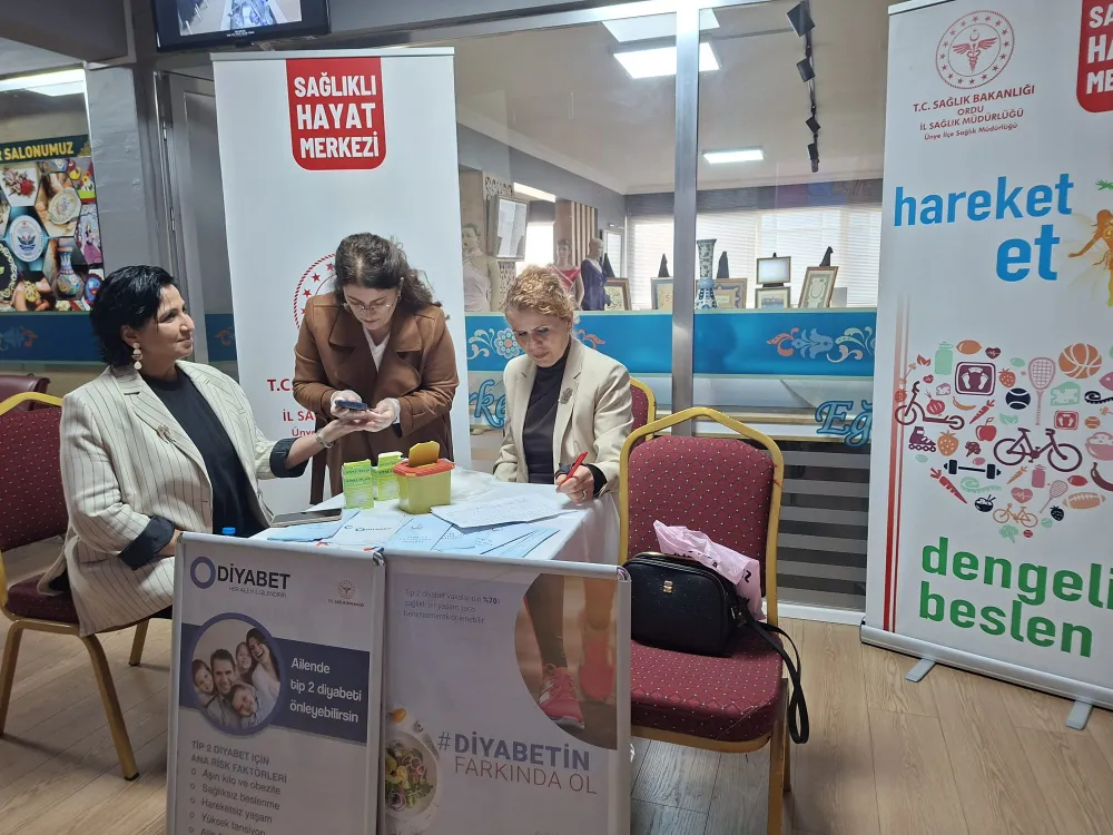 Ünye’de Dünya Diyabet Günü’nde farkındalık semineri düzenlendi
