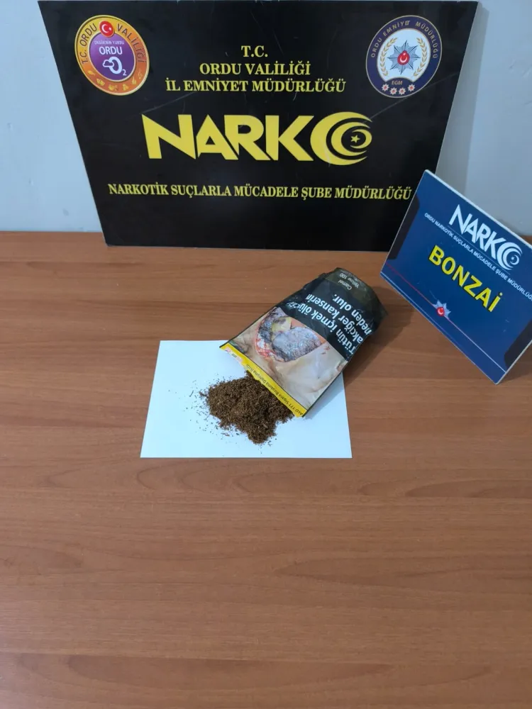 Ordu’da arda arda uyuşturucu operasyonları!