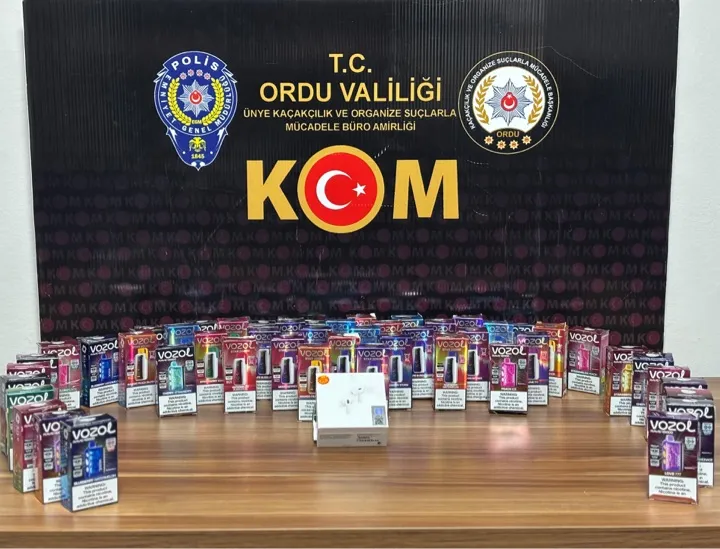 Ordu’da kaçak tütün ve elektronik sigara ele geçirildi!
