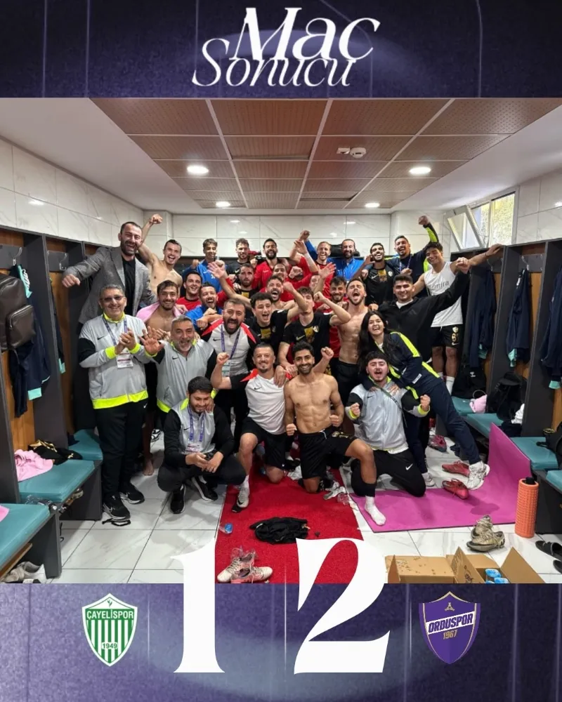 Orduspor 1967, Çayeli’nden 3 puanla döndü 