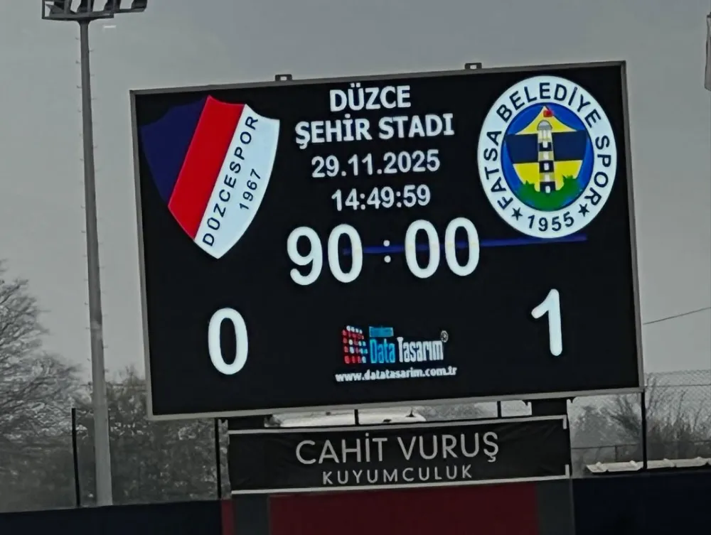 Fatsa, Düzce’den 3 puanla döndü 