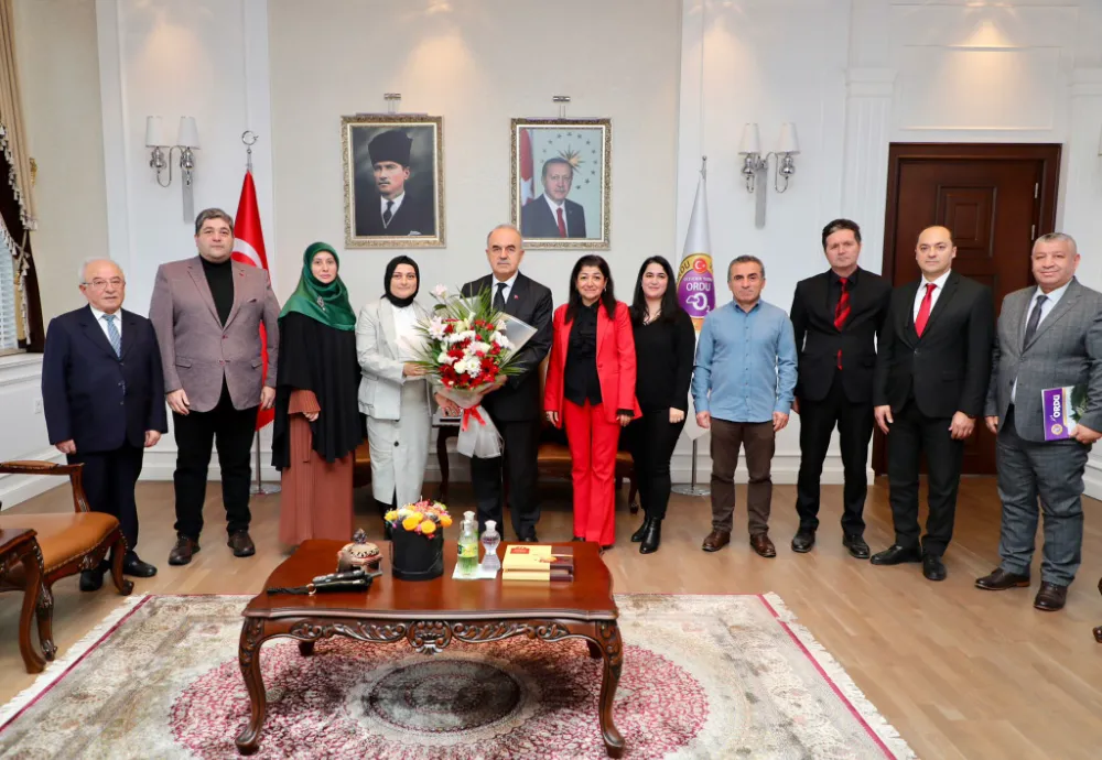 Ordu İl İnsan Hakları Kurulu Üyelerinden Vali Muammer Erol’a ziyaret