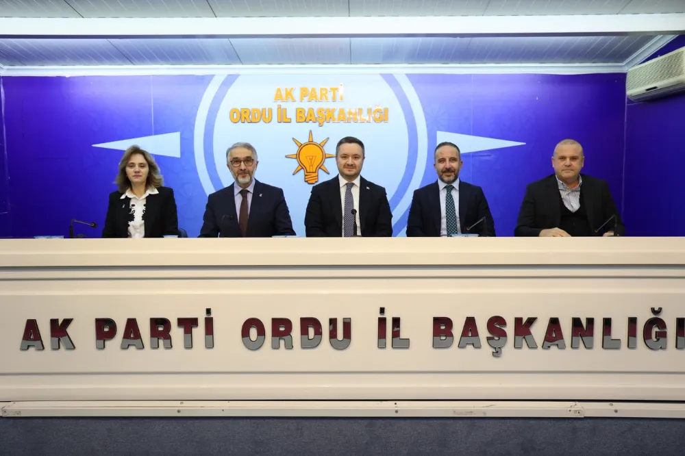 AK Parti Ordu İl Başkanı Özdemir, Perşembe teşkilatını ağırladı