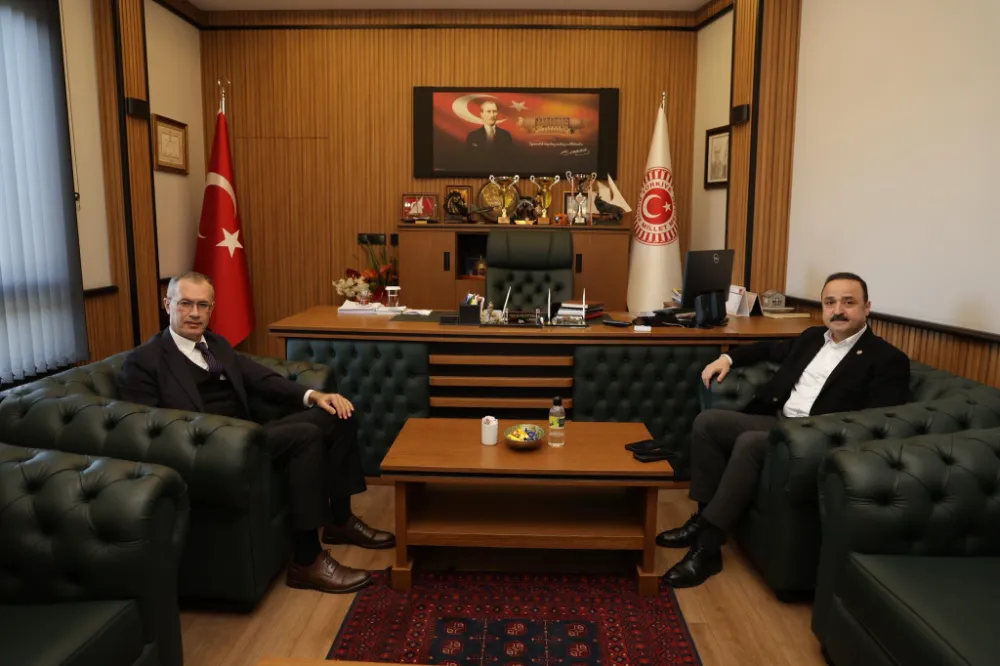 Milletvekili Şanlıtürk, Altınordu Kaymakamı Ertaş’ı ağırladı