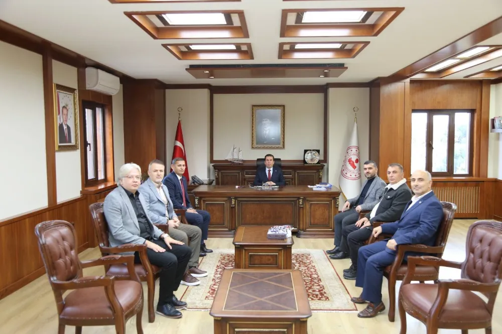 Kaymakam Işık’tan Memur-Sen heyetine teşekkür