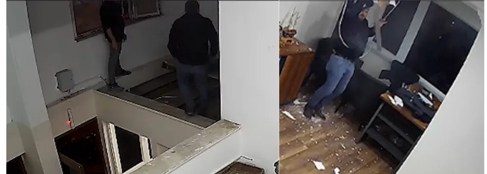 Ünye’de tavan çöktü, asma kattan ofise düştü 