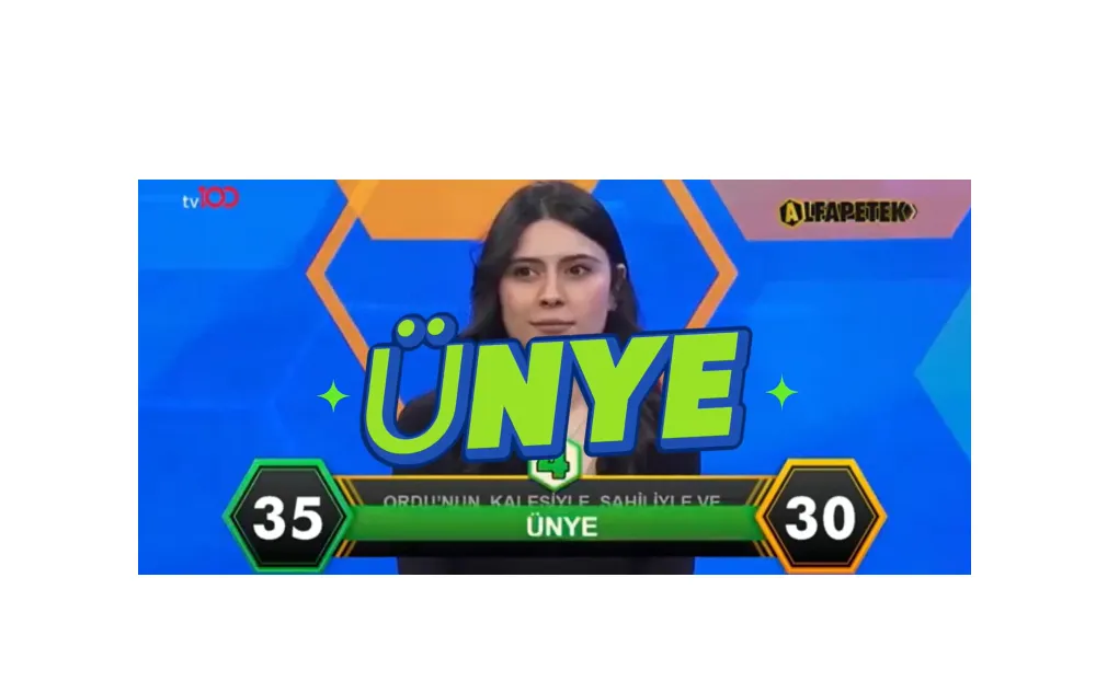 Yarışmada “Ünye” soruldu! 