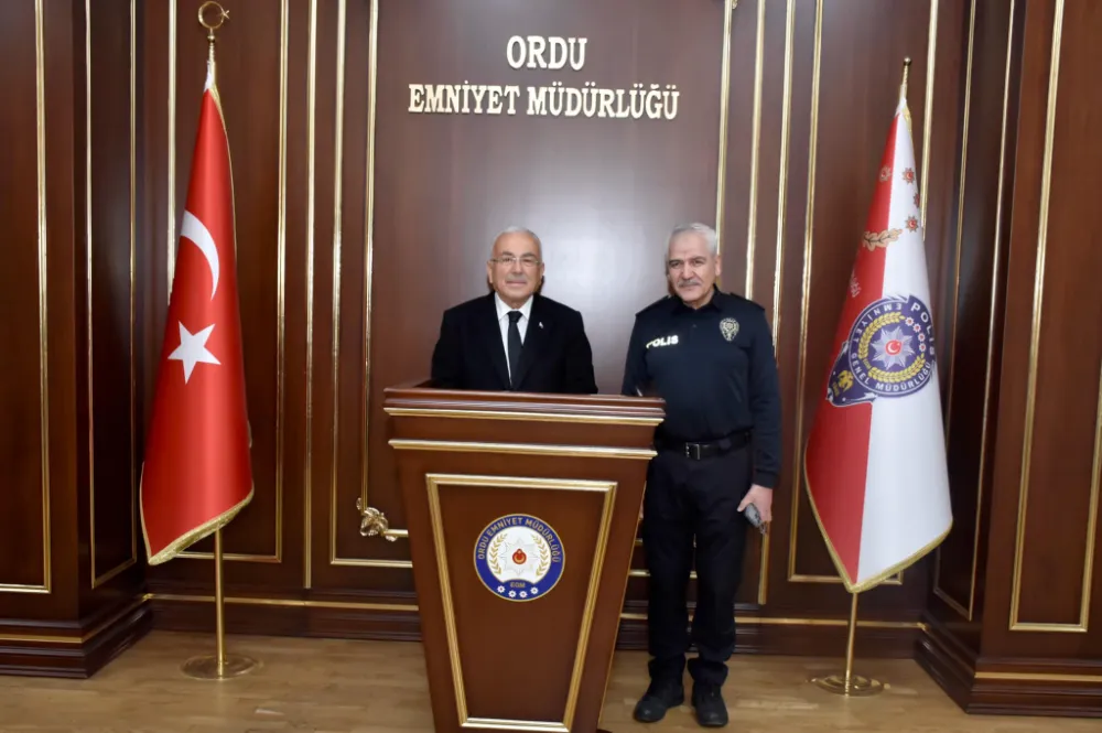 Başkan Hilmi Güler’den Emniyet Müdürü Acar’a ziyaret