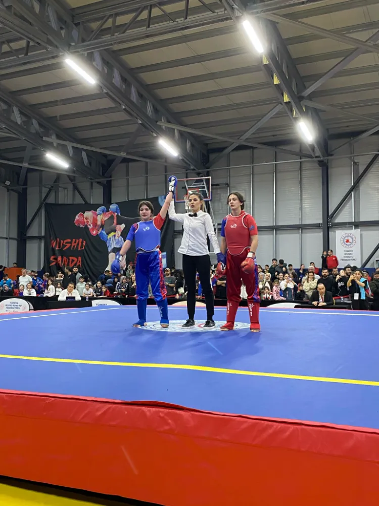 Ünyeli Kardelen Su Bek, Wushu Kung-fu’da Türkiye Şampiyonu… 