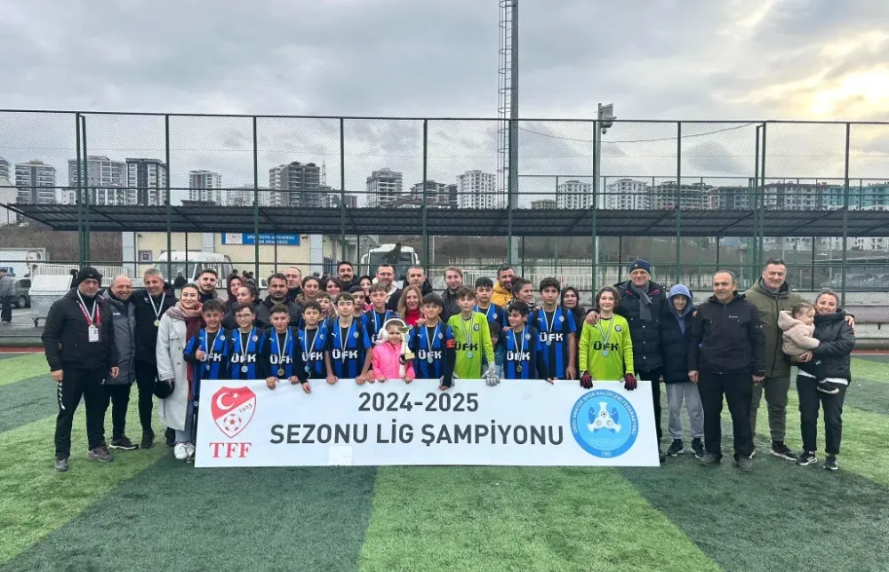 ÜFK’ya bir şampiyonluk da U12 Ligi’nden… 	
