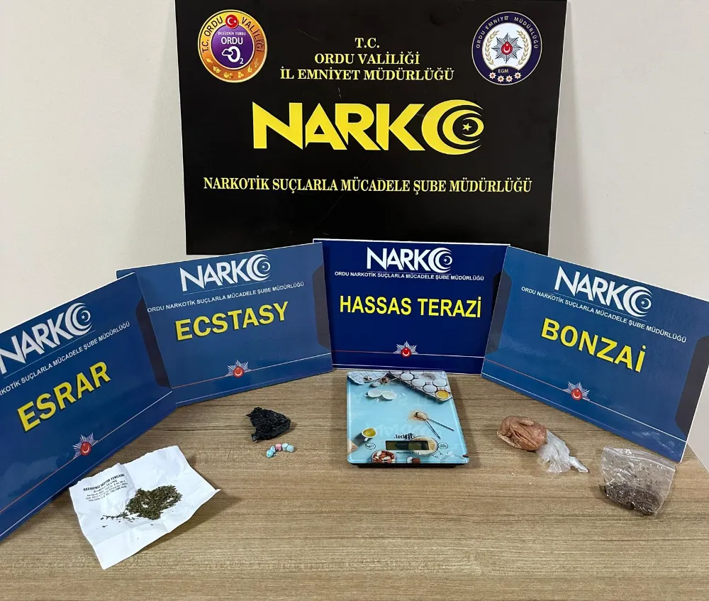 Ordu’da ard arda uyuşturucu operasyonu!