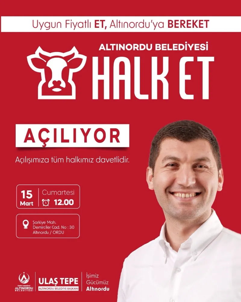 Halk Et, 15 Mart Cumartesi açılıyor