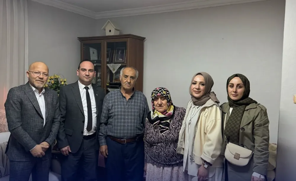 Başkan Serkan Güney’den şehit ailesine ziyaret… 