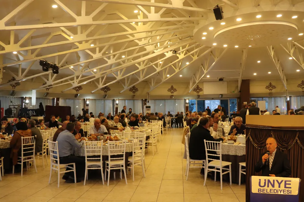 Ünye’de büyük iftar buluşması…