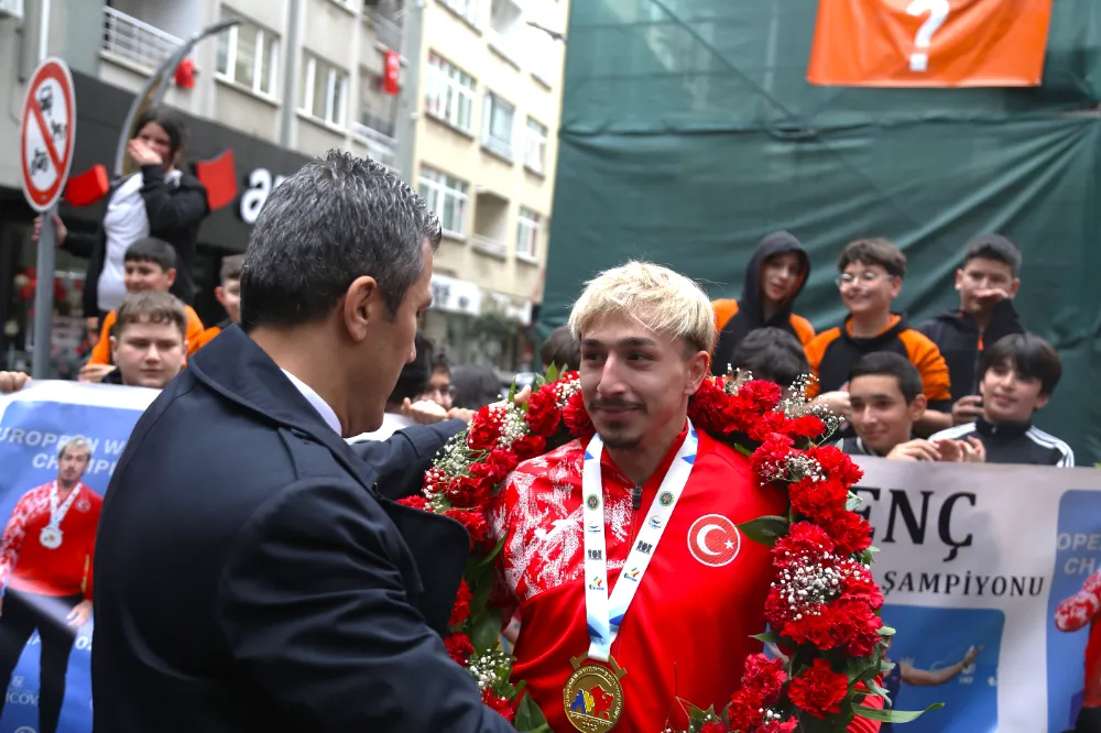 Ordu, Avrupa Rekortmeni Yusuf Fehmi Genç’i coşkuyla karşıladı