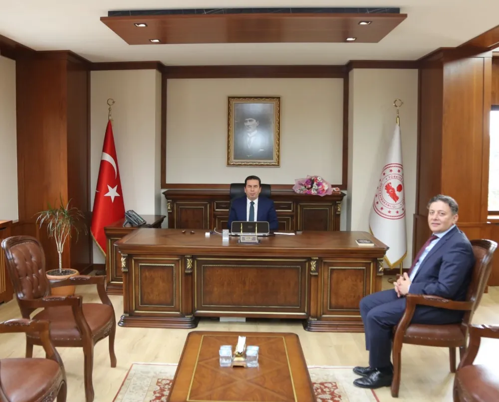 Vergi Dairesi Müdürü Demir’den Kaymakam Işık’a ziyaret