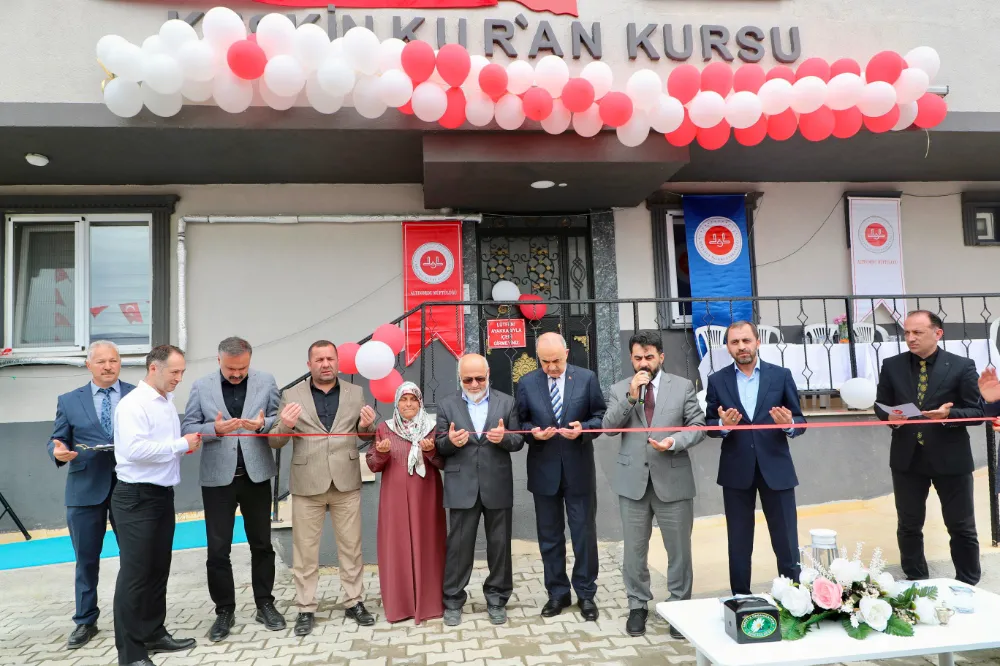 Altınordu’da hayırseverler tarafından Kur’an Kursu ve Üniversite Evi açıldı 