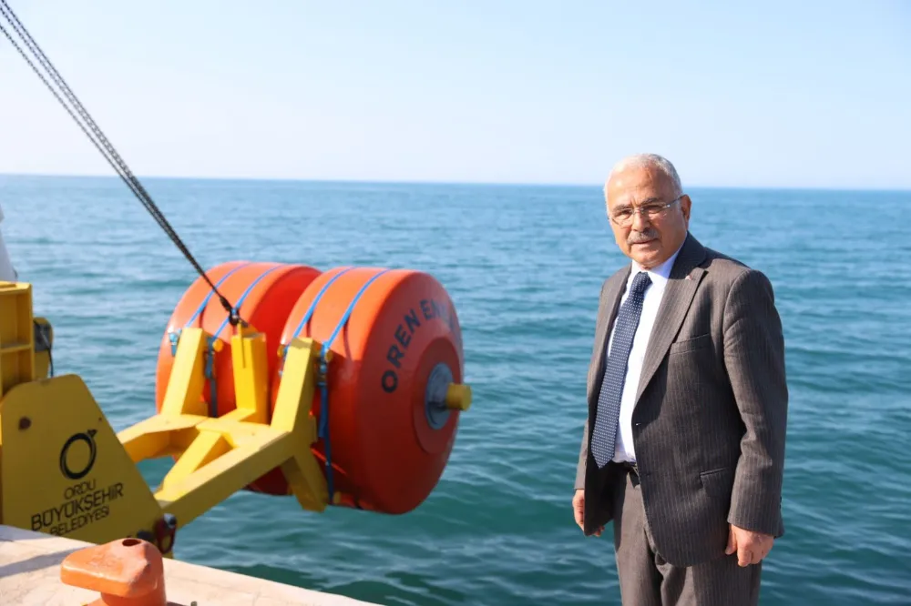 Ordu’da dalgadan elektrik üretimi başladı