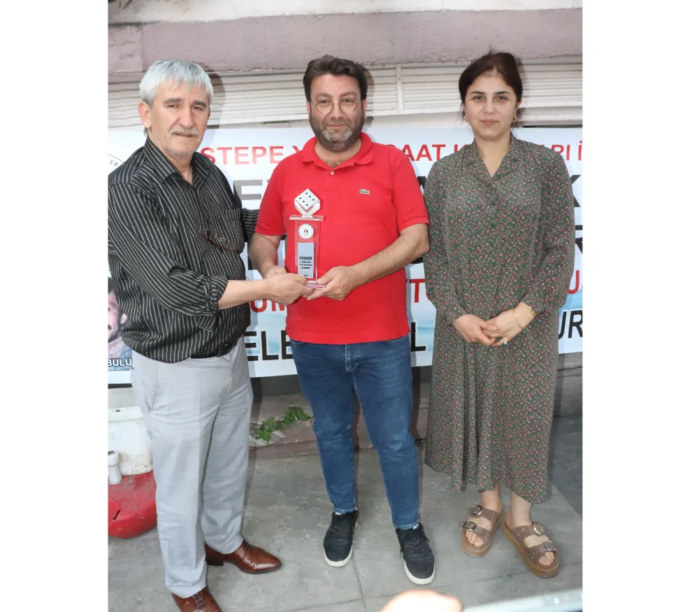 FEKSADER’in Tavla Turnuvası’nda Şampiyon Burak Aydın