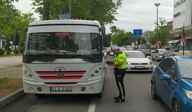 Ünye’de emniyet kemeri kullanım oranı yüzde 90’a ulaştı