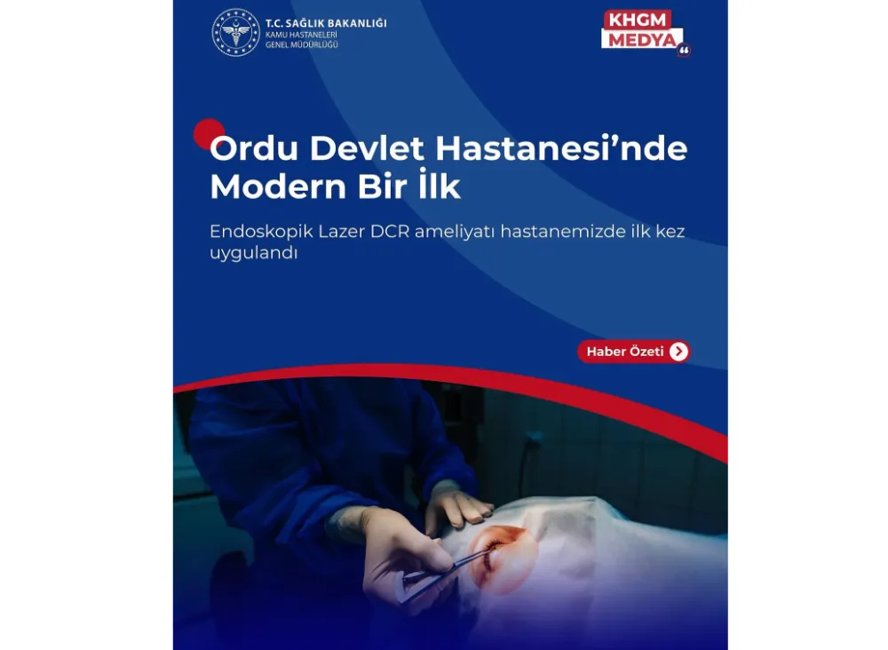 Ordu Devlet Hastanesi’nde bir ilk daha