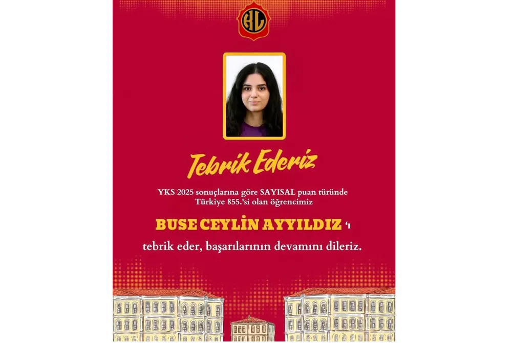 LGS Türkiye 1.si Ayyıldız’dan YKS 2025’te yeni başarı