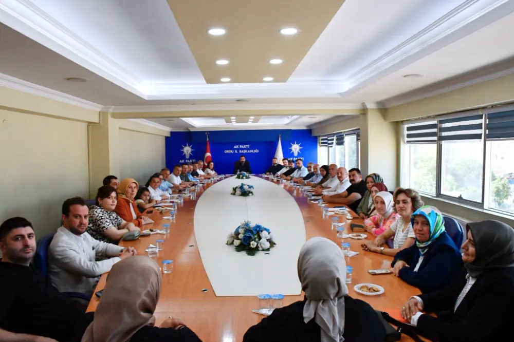 AK Parti Ordu İl Başkanı Altaş’tan Teşkilat Toplantısı